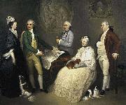 Franciszek Smuglewicz Portrait of James Byres of Tonley and his family oil painting on canvas